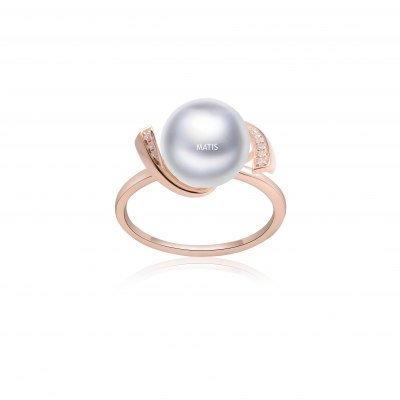 18K  Gold  Pearl  Ring