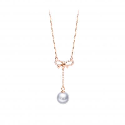 18K  Gold  Pearl  Pendant