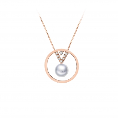 18K  Gold  Pearl  Pendant