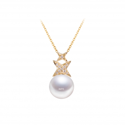 18K  Gold  Pearl  Pendant