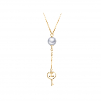 18K  Gold  Pearl  Pendant