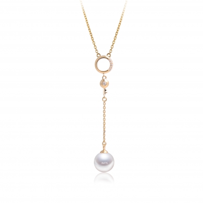 18K  Gold  Pearl  Pendant