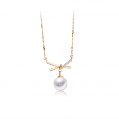 18K  Gold  Pearl  Pendant