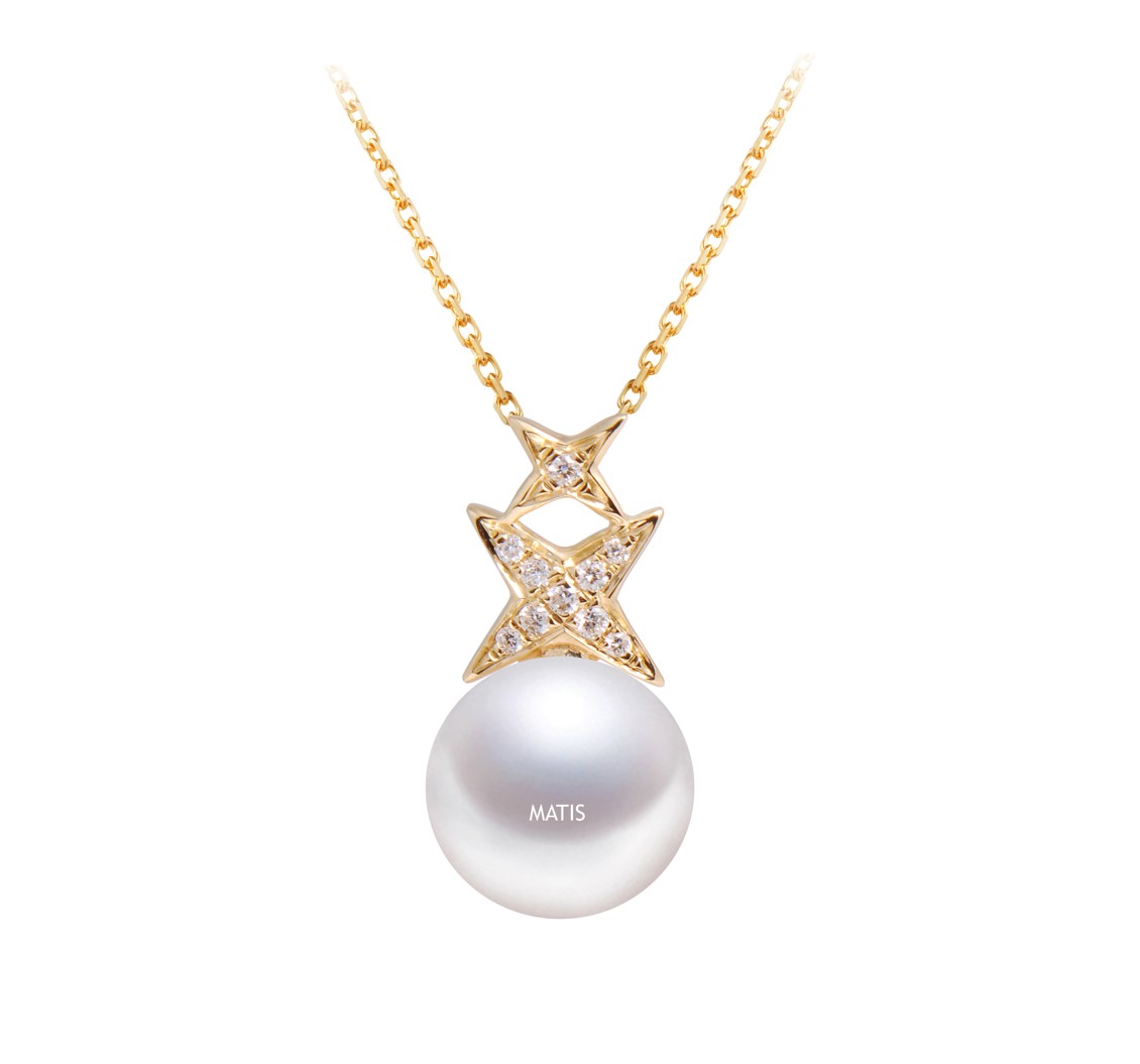 18K  Gold  Pearl  Pendant